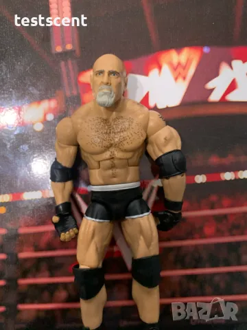 Екшън фигура WWE Bill Goldberg Бил Голдбърг Mattel Elite Series Top Picks, снимка 4 - Колекции - 48829918