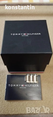 КУТИЯ И ЗВЕНА НА ВЕРИЖКА ЧАСОВНИК TOMMY HILFIGER