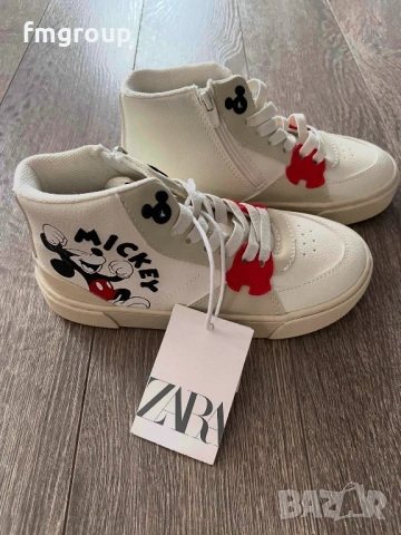 Нови детски кецове Zara Зара Мики Маус 28 номер с етикет, снимка 3 - Детски обувки - 53736760