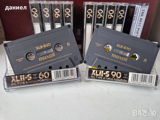 Качествени аудио касети MAXELL XLII-S 60/90 - TYPE II - хромна лента - Lazz и Country + подаръ, снимка 2 - Аудио касети - 53624754