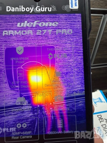 Смартфон Ulefone - Armor 27 Pro 5G, 6.78'', 12GB/256GB, черен, снимка 10 - Телефони с две сим карти - 53824114