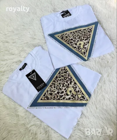 Памучни дамски тениски Guess, снимка 5 - Тениски - 50413259