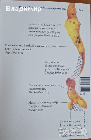 Естествен роман - Георги Господинов, снимка 2 - Художествена литература - 46593361