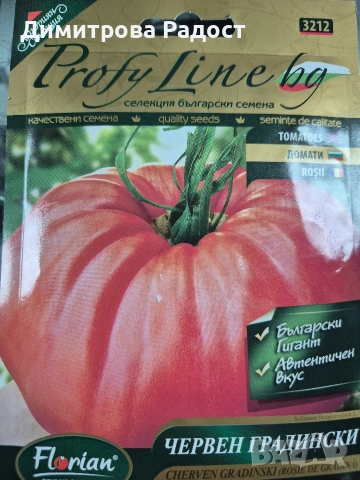 Български сортове домат! Състояние ново! , снимка 3 - Сортови семена и луковици - 53511640