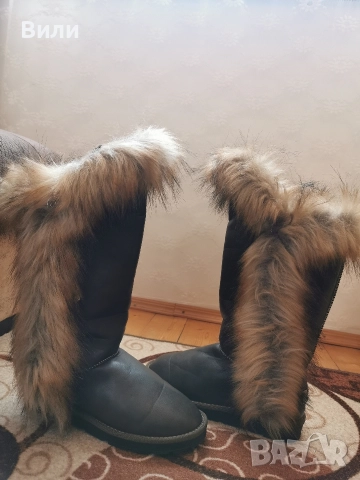 Ботуши с косъм 