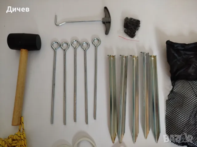 Аксесоари за палатка - НОВ сет от 30 части, снимка 4 - Палатки - 50131467