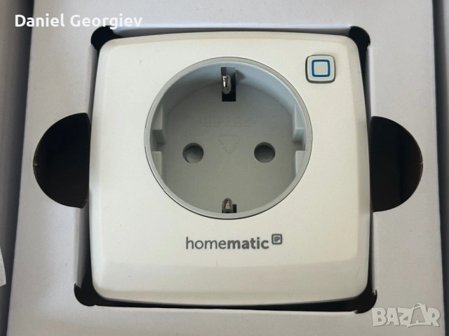 Homematic IP Смарт контакт за контрол и измерване на токова консумация/напрежение , снимка 3 - Друга електроника - 53399638