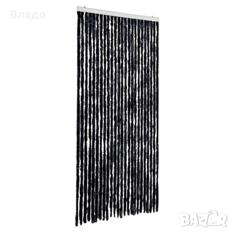 Ресни за врата против мухи , антрацит, 100x 200 см, Шенил., снимка 2 - Други - 52840130