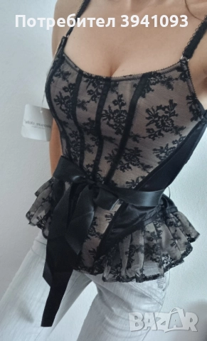 Луксозен Корсет Бюстие Топ, снимка 2 - Корсети, бюстиета, топове - 51614870
