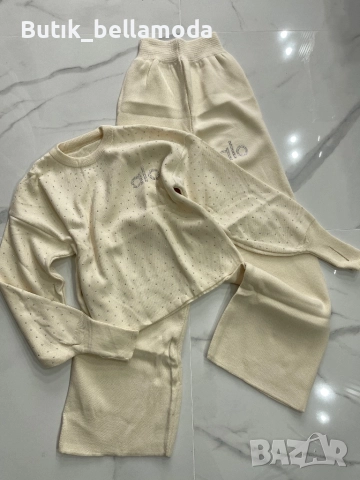 Сет плетен с камъни алоо, снимка 5 - Спортни екипи - 52975533