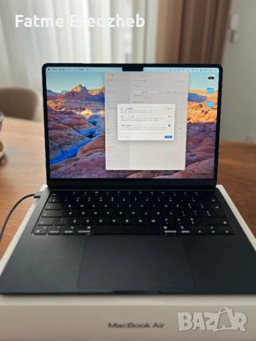 MacBook Air M2 13.6” – като нов!, снимка 3 - Лаптопи за работа - 53062087