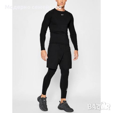 Мъжки клин reebok united by fitness compression tights black, снимка 1 - Други - 46717941