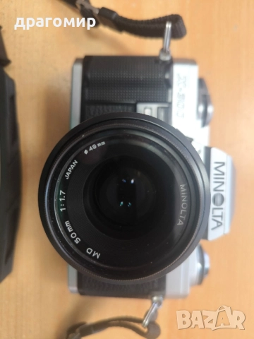 MINOLTA X-300 MINOLTA MD 50 mm 1:1,7 JAPAN , снимка 4 - Фотоапарати - 51496221