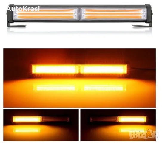 Аварийна сигнална лампа - маяк 12V-24V 36W - MAR756, снимка 1