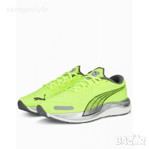 Маратонки PUMA Velocity Nitro 2 Running Shoes Yellow, снимка 3 - Маратонки - 46608453