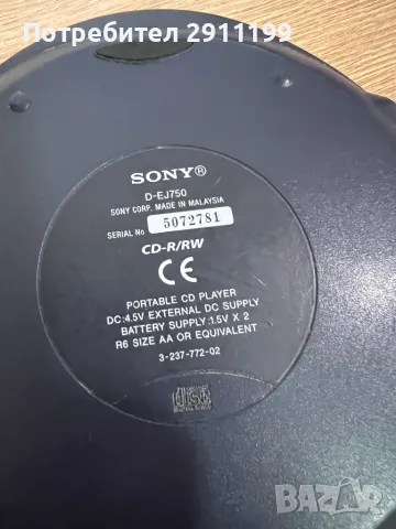 Дискмен / плеър Sony CD Walkman, снимка 7 - Други - 49052430