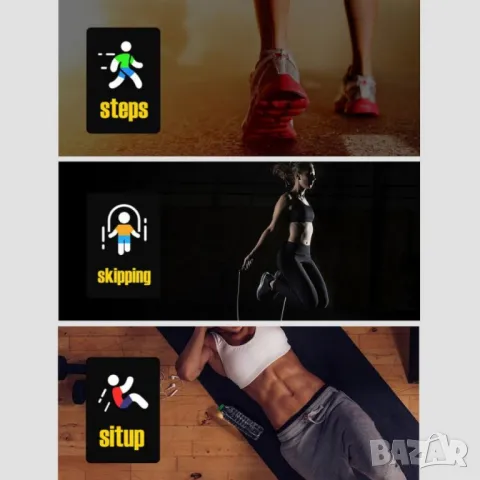 Водоустойчив смарт часовник 116 Plus с голям екран и висока издръжливост , снимка 5 - Смарт часовници - 50381301