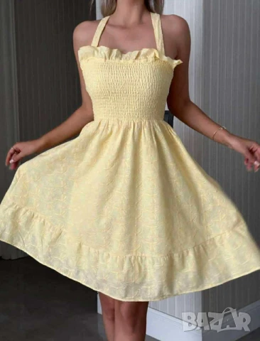 Много красива рокля с бродерия  , снимка 5 - Рокли - 50977075