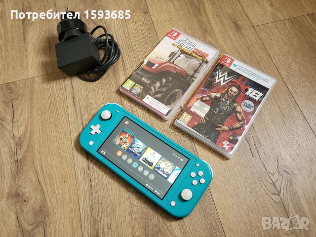 Nintendo Switch Lite + 2 Игри, снимка 10 - Nintendo конзоли - 45928706