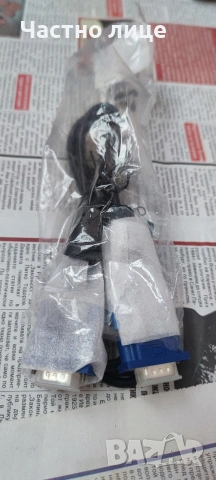 Кабел VGA to VGA, снимка 2 - Кабели и адаптери - 53062683