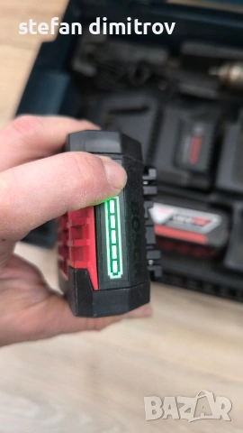 Bosch акумулаторен ударно-пробивен винтоверт gsb 18v-110 плюс 2 батерий 4Ah и зарядно , снимка 13 - Винтоверти - 53746025