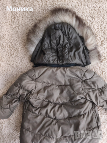 Детско яке с пух на Zara за деца на 12-18 м., снимка 5 - Бебешки якета и елеци - 52591373