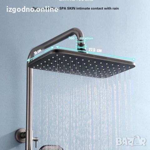Луксозна мулти душ система с елегантен смесител, снимка 7 - ВИК - 45331806