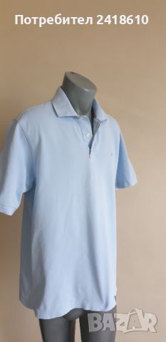 Burberry London  Pique Cotton Mens Size M / L  ОРИГИНАЛНА Тениска!, снимка 3 - Тениски - 45584575