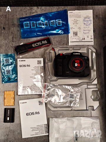 Canon R6 + батерия + зарядно + 64 GB памет + аксесоари, снимка 6 - Фотоапарати - 52900013