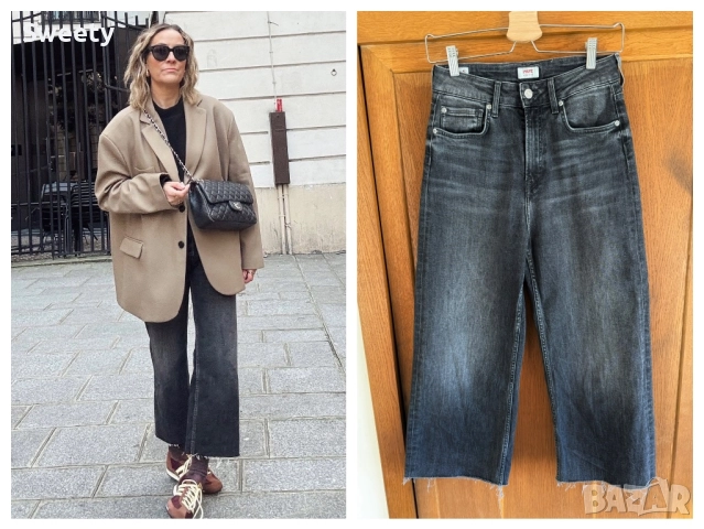 Pepe Jeans кроп дънки с висока талия