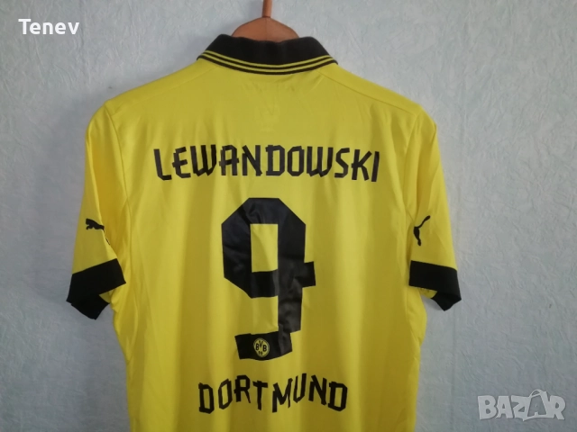 Borussia Dortmund Lewandowski Puma 2012/2013 оригинална тениска фланелка екип Борусия Левандовски , снимка 3 - Тениски - 49029136