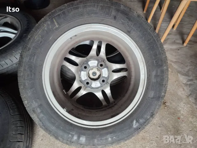 4 алуминиеви джанти 15" 4Х114.3  от Хонда Акорд 6та ген+ 195/65/15 на 5 мм, снимка 4 - Гуми и джанти - 49743702