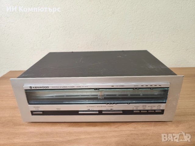 Продавам аналогов стерео тунер Kenwood KT-413, снимка 2 - Други - 54159334