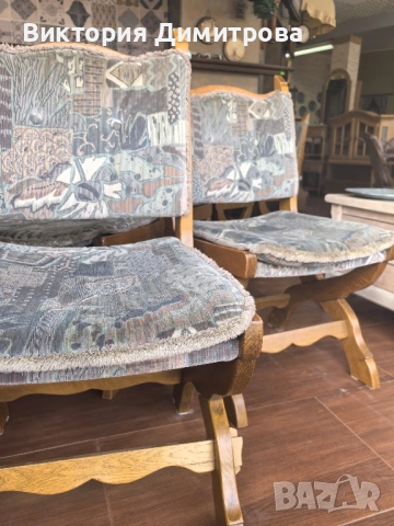 Комплект от 6 трапезни стола (Х) , снимка 3 - Столове - 52837107