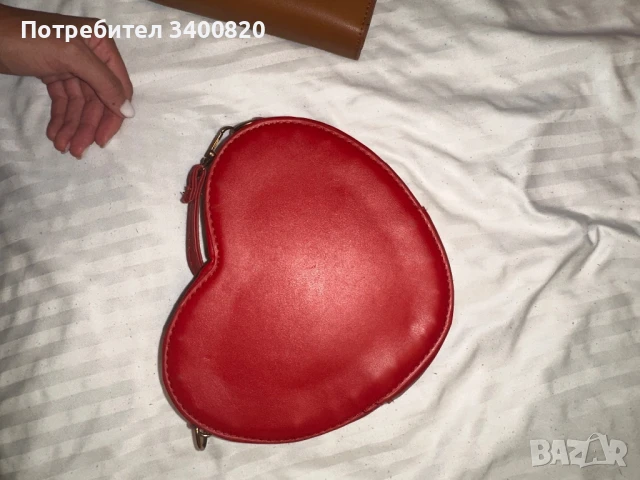 Дамска чанта сърце