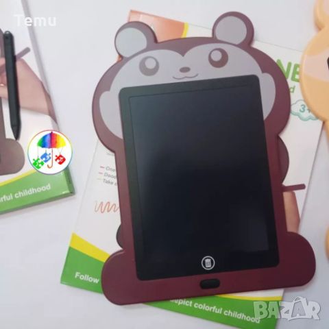 Детски LCD таблет за рисуване 9 INCH, снимка 8 - Рисуване и оцветяване - 46416855