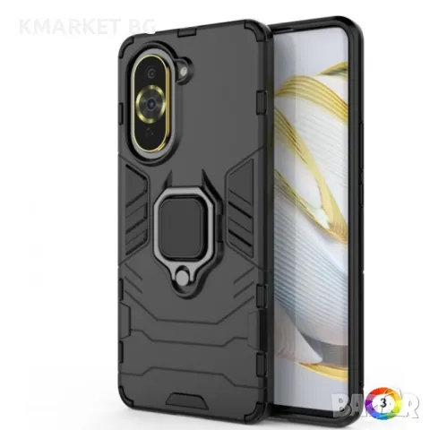 Huawei Nova 10 Pro 4G Удароустойчив Ring Holder Калъф и Протектор, снимка 3 - Калъфи, кейсове - 49458821