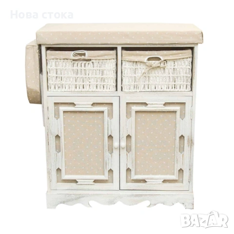 Шкаф с дъска за гладене, бял цвят, 72*31*86 см, снимка 3 - Други - 54009928