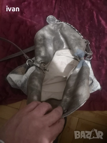 дамска Марков чанта от змийска кожа , снимка 6 - Чанти - 51793853