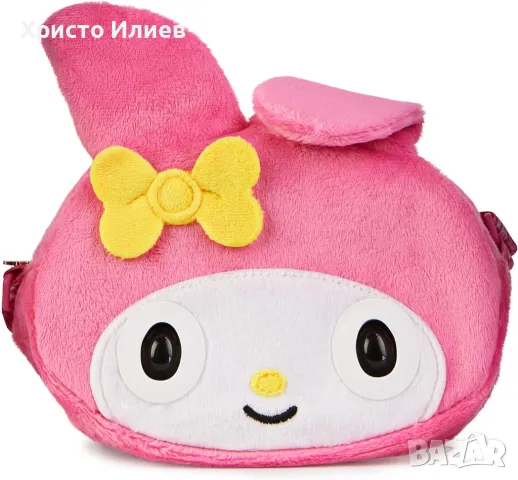 PURSE PETS Чанта HELLO KITTY зайче Розова интерактивна чанта Мигаща функция Над 30 звука, снимка 6 - Други - 47619797