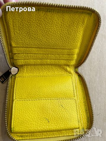 Furla жълто портмоне, снимка 3 - Портфейли, портмонета - 45413490