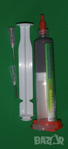 30гр 227°C KEK Original JPT-307-30g Sn99Ag0.3Cu0.7- безоловна паста тинол за запояване Китай, снимка 6 - Друга електроника - 53860540