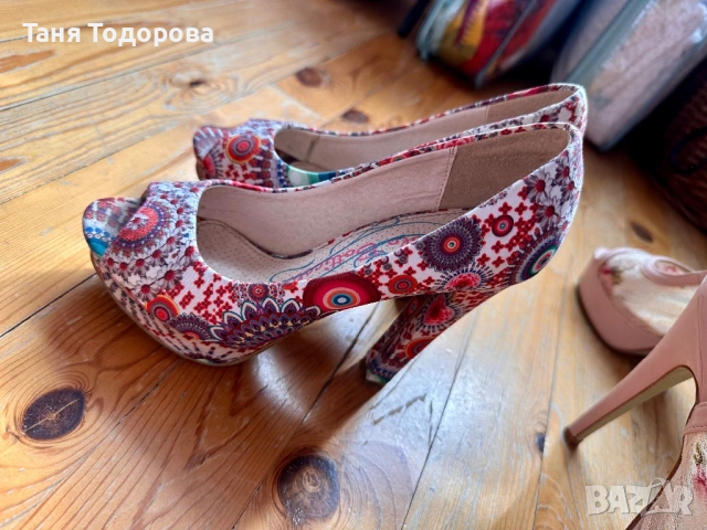 Два чифта обувки , снимка 3 - Дамски обувки на ток - 53661152