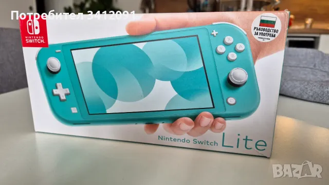 Nintendo switch lite turquoise , снимка 6 - Nintendo конзоли - 49211310