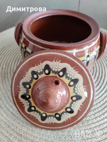 Гювечета троянска шарка , снимка 2 - Съдове за готвене - 51483303