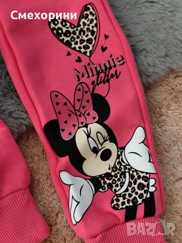Детски ватирани комплекти Мини Маус за момиченца от 3г до 8г , снимка 4 - Детски комплекти - 52480335