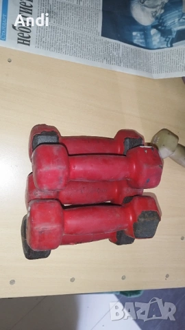 Гирички по 1кг, 2кг - фитнес дъмбели, снимка 4 - Фитнес уреди - 52395045