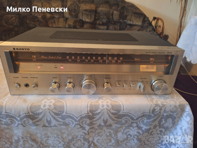SANYO 2016 VINTAGE HI FI STEREO RECEIVAR.MADE IN JAPAN.YAHRE 1980.