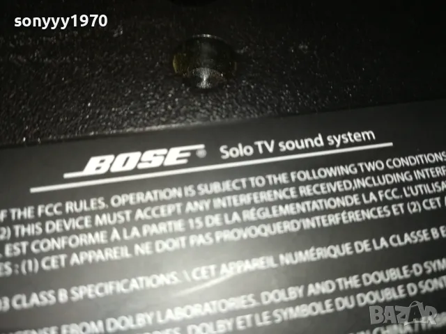 bose solo tv-внос swiss 0402251304, снимка 10 - Тонколони - 48960803