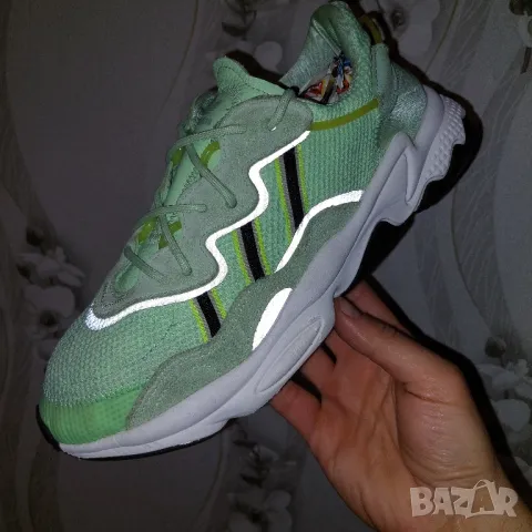 маратонки  adidas Originals Ozweego Glow Green номер 43 ,5-44, снимка 12 - Маратонки - 41717988